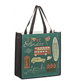 Custom 13x5x13 Dye Sub Full Color Woven PET Bags