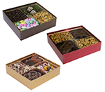 Pretzel & Nut Boxes with Clear Lids