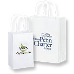 Short Run Imprinted White Shoppers