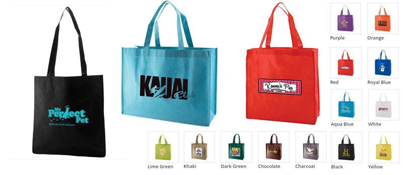 Standard Sized 100GSM Non Woven Totes