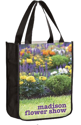 Custom 9x4x11 Dye Sub Full Color NonWoven PET Bags