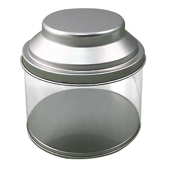 Clear Tea Can w/ Tin Lid-Item