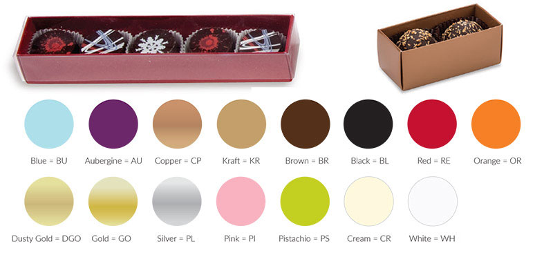 Long Colored Candy Boxes