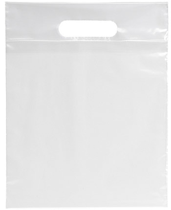 Low-D White Die-Cut Handle Plastic Bags-Item