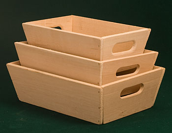 Wooden Tapered Bins-Item