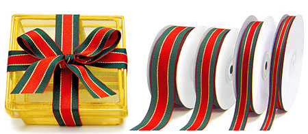 Christmas Stripe Ribbon-Item