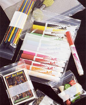 Clear Zip With Write On Block-Item